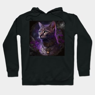 Shimmering Bengal Cat Hoodie